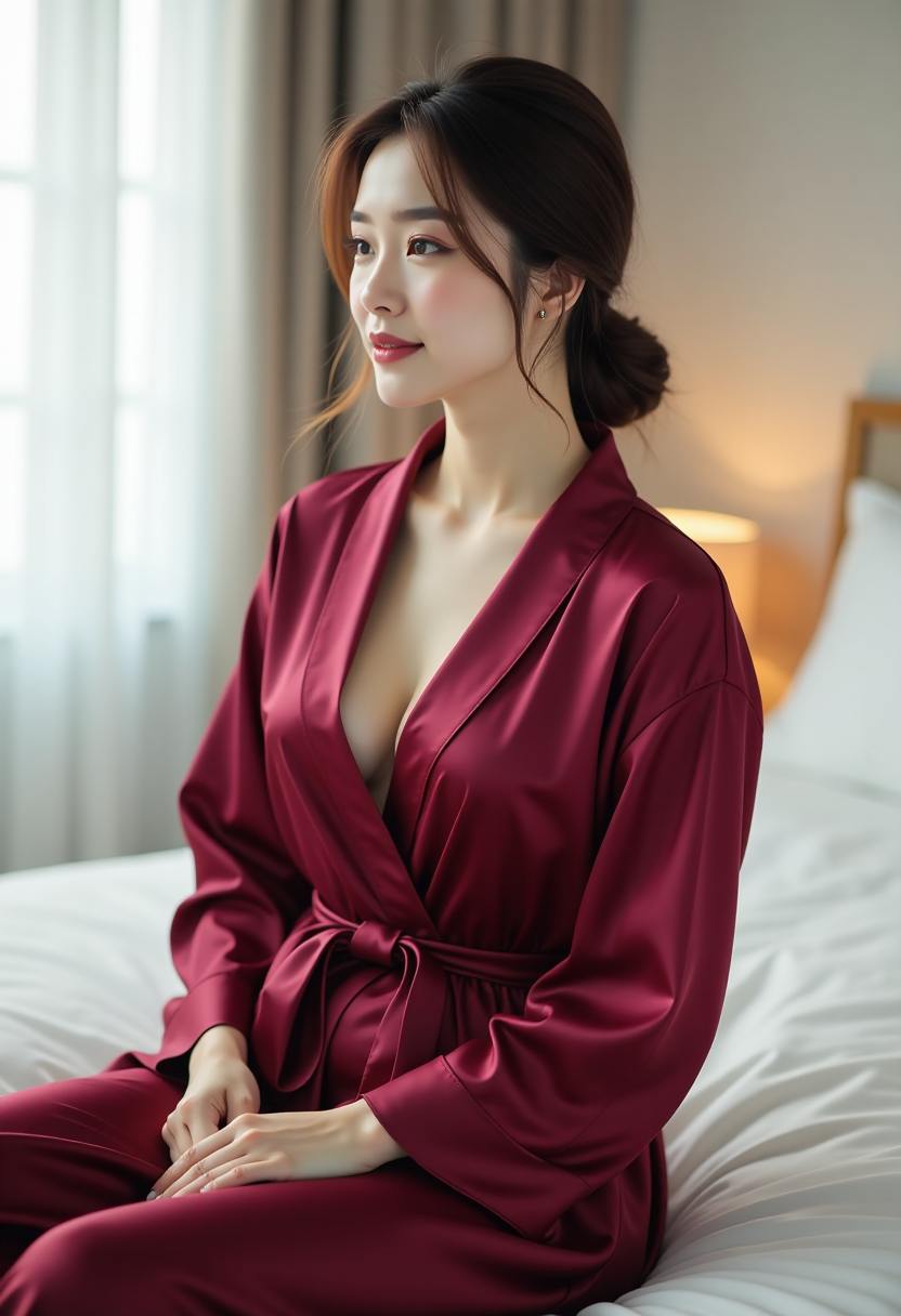 她从顶层来